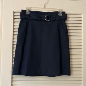 Line A dark denim skirt Ann Taylor.
